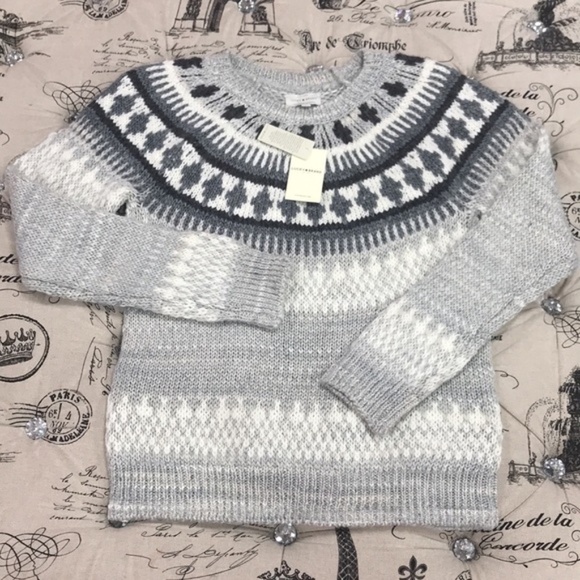 LUCKY BRAND Geo Pattern Sweater - Picture 2 of 4